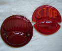 Replacement lenses for Model A tail lights.