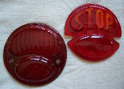 Model A Tail Light Replacement Lenses.