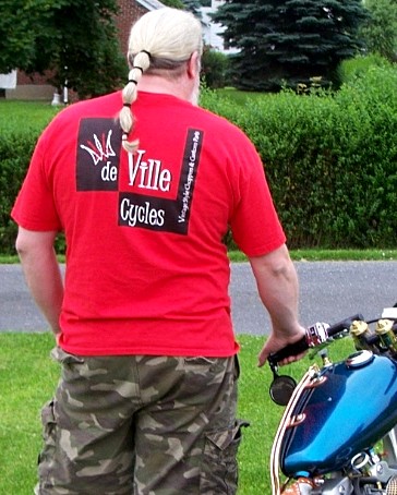 The new DeVille Cycles T-shirts are here. Available in sizes L, XL and XXL.