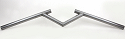 VEE bar custom handlebars are an alternative to flat drag bars.