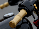 Super comfortable Hourglass grips. Available in your choice of solid brass or aluminum.