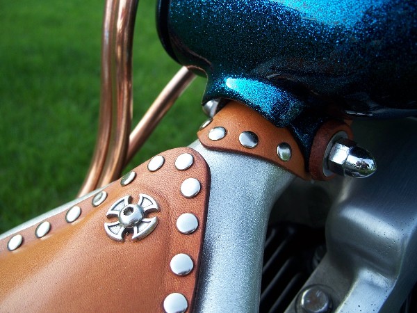 Custom leather appointments thoughout.