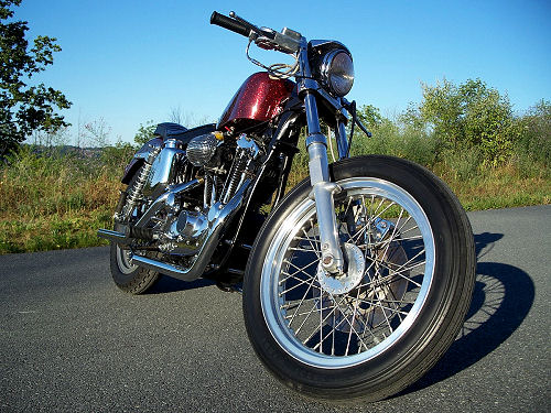 Rex's 77 Ironhead Sportster.